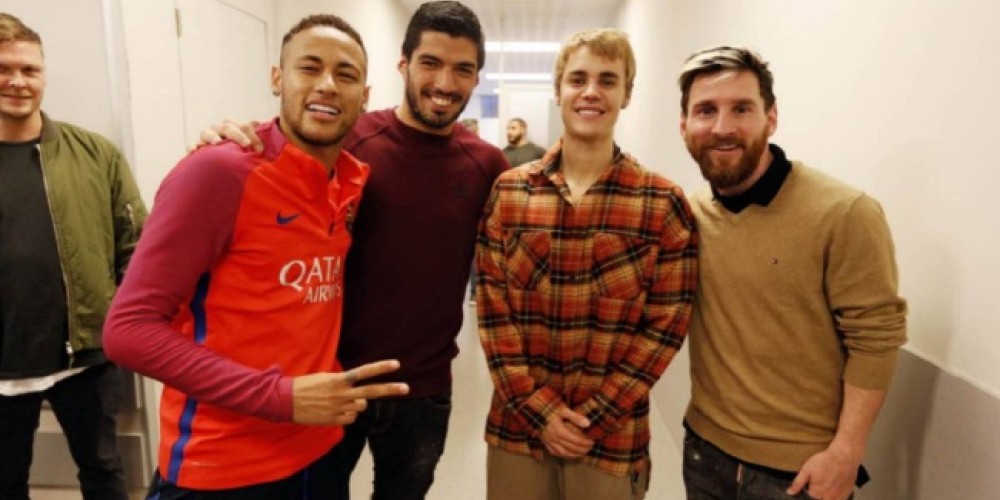 Justin Bieber se entren&oacute; con el FC Barcelona