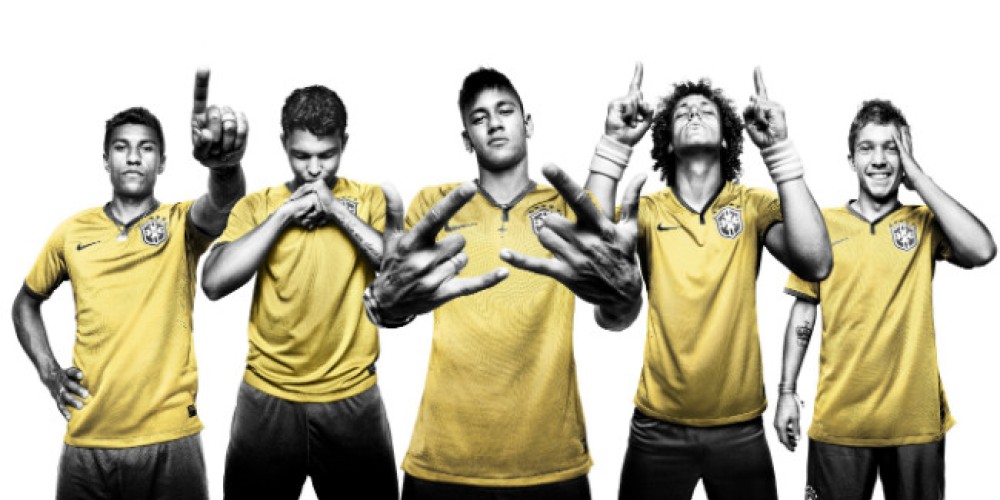 Nike presentó la camiseta de Brasil para el Mundial