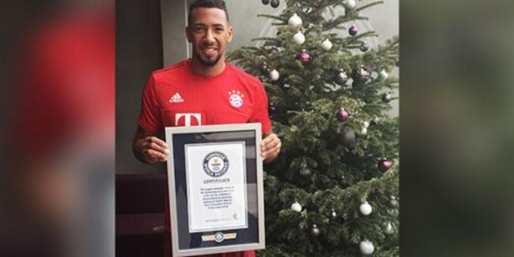 Jerome Boateng ingresó al Record Guinness por una espectacular racha