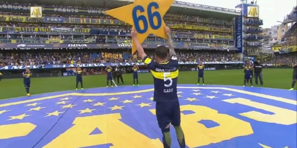 As&iacute; fue el festejo previo de Boca con un dron, su 66&deg; estrella y la m&uacute;sica de Star Wars de fondo