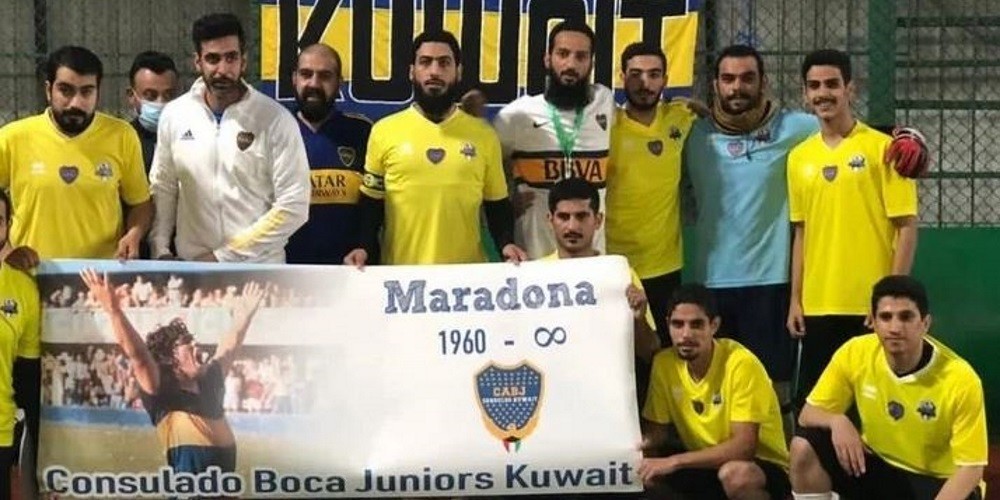El equipo de f&uacute;tbol callejero de Kuwait que surgi&oacute; a partir de Boca Juniors y Maradona