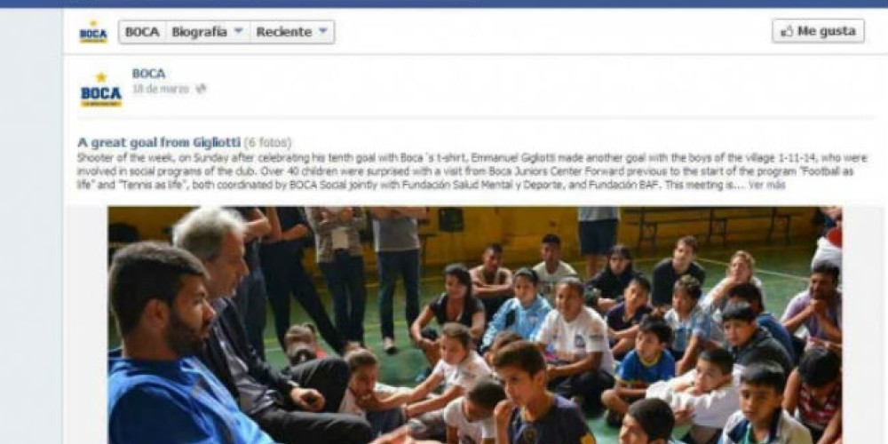 Boca Juniors, el primer club de la Argentina con redes sociales en ingl&eacute;s