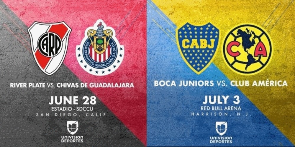 Boca y River compartirán copa de pretemporada en Estados Unidos