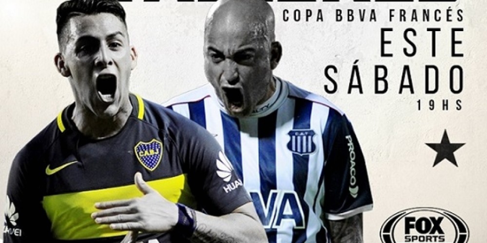 Boca vs. Talleres por la Copa BBVA Francés será transmitido por FOX Sports Premium