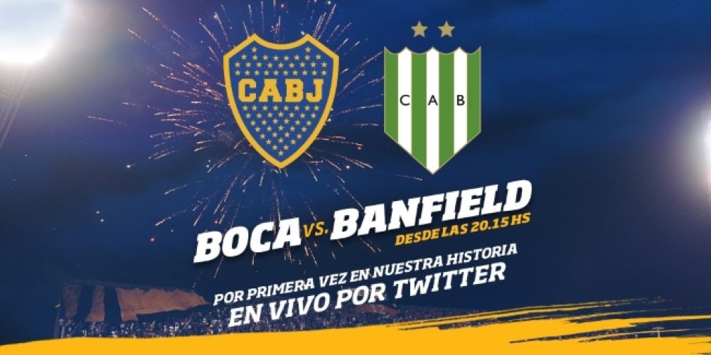 Boca transmiti&oacute; por primera vez un partido v&iacute;a Twitter