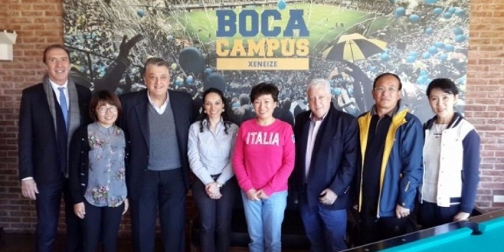 Boca Juniors ampli&oacute; su v&iacute;nculo con China para la formaci&oacute;n de jugadores