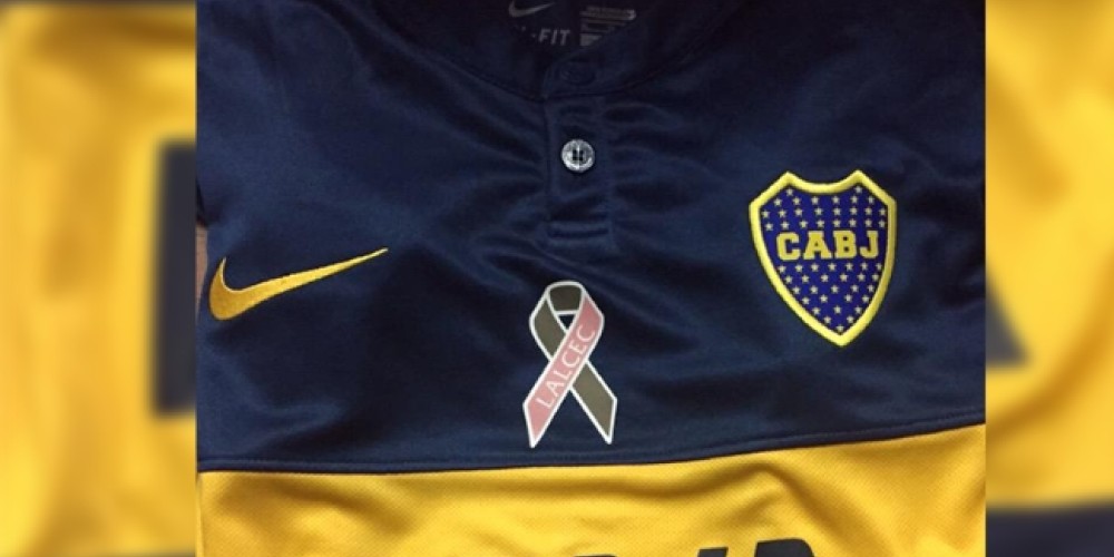 Boca utilizar&aacute; una camiseta especial por la lucha contra el c&aacute;ncer de mama