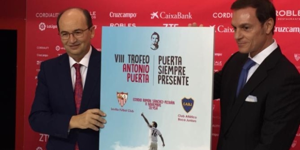 Boca enfrentar&aacute; al Sevilla por el Trofeo Antonio Puerta