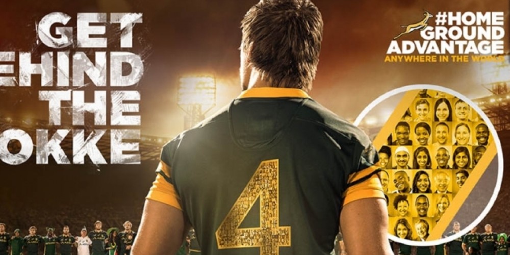 Las selfies de los hinchas sudafricanos estarán en la camiseta para el Mundial de Rugby