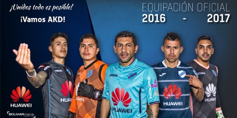 Bolívar presentó sus nuevas camisetas Joma
