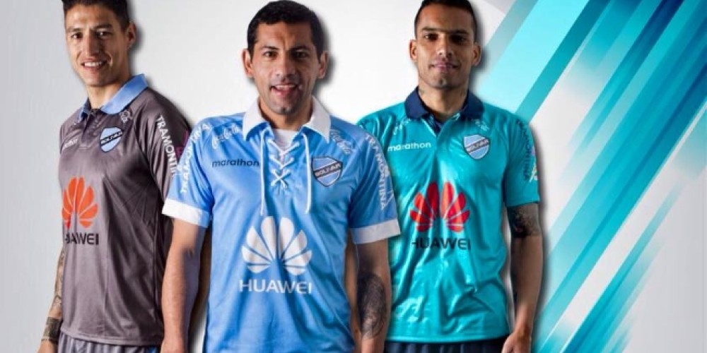 Bolívar presentó sus nuevas camisetas junto a Marathon y Huawei