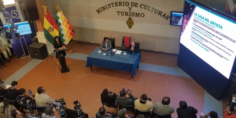 Ministerio de Culturas de Bolivia presenta un positivo informe de gestión en 2018