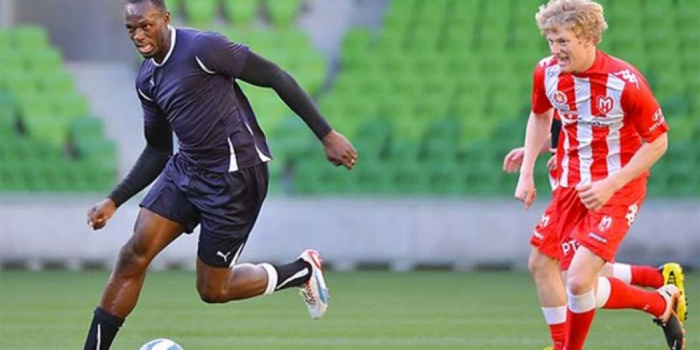 ¿Cuál es el equipo de fútbol donde comenzará a entrenarse Usain Bolt en busca de ser jugador profesional?