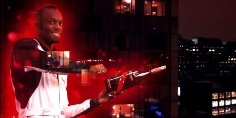 La novedosa activación de la Fórmula E que contó con un holograma de Usain Bolt