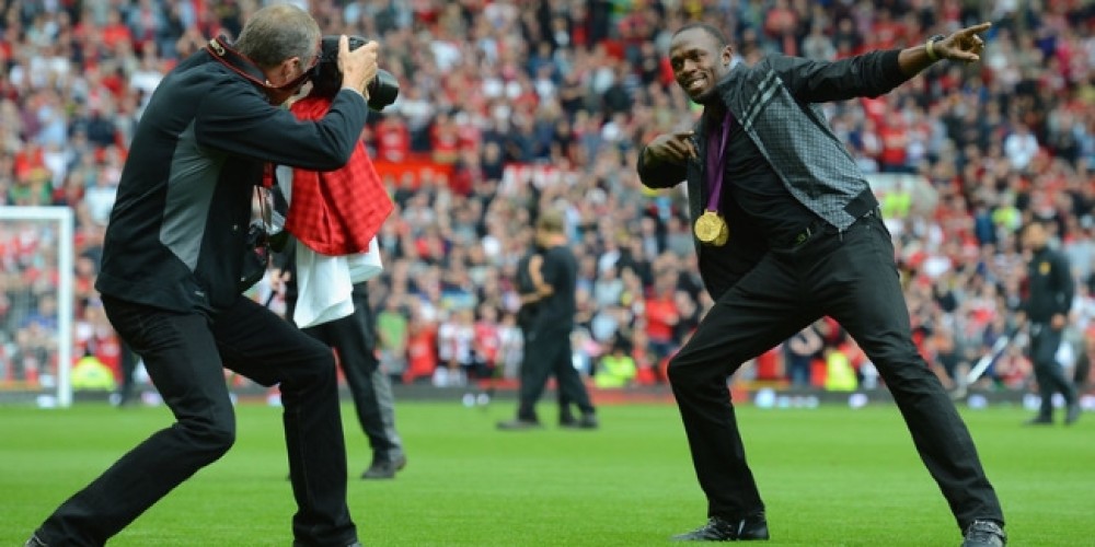 Usain Bolt descart&oacute; ofertas de la NFL y quiere jugar en el Manchester United