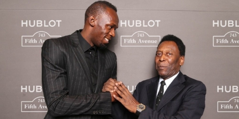 Hublot utiliz&oacute; a Bolt y Pel&eacute; para activar &ldquo;de emboscada&rdquo; en R&iacute;o 2016