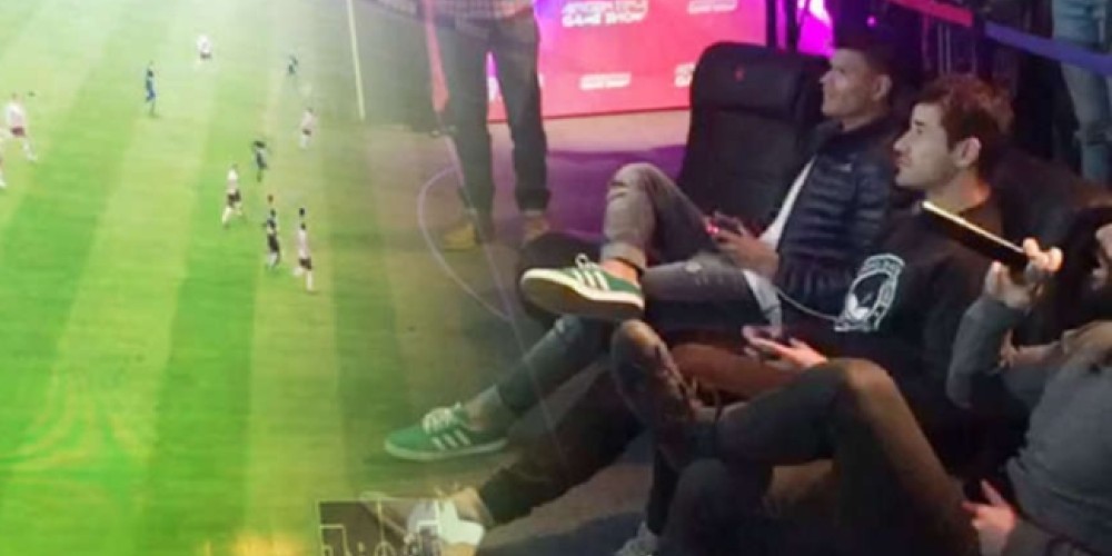 Los jugadores de Boca y River se enfrentaron al FIFA17