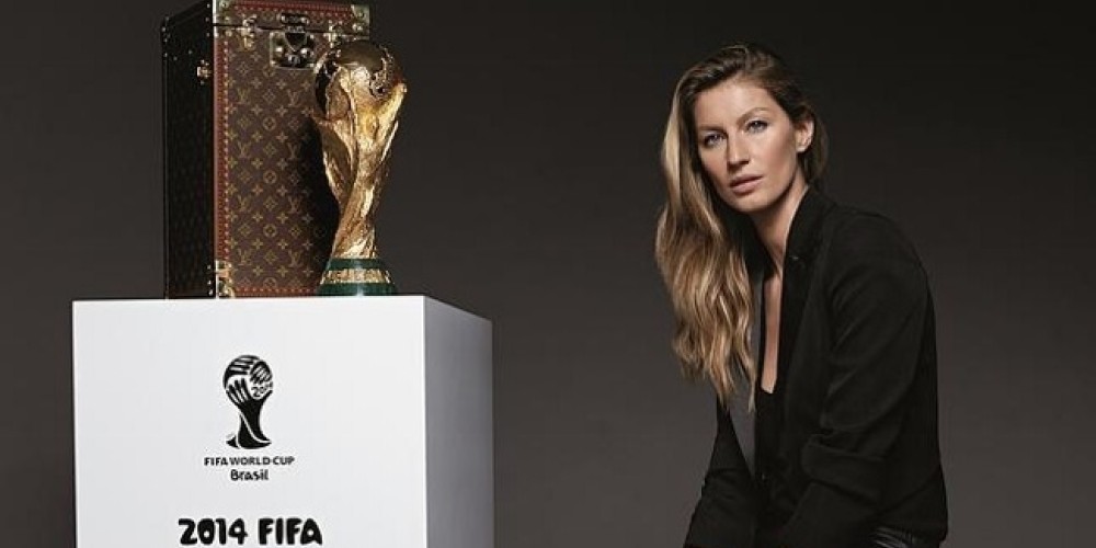 Gisele Bündchen llevará la Copa al Maracaná en un estuche Louis Vuitton