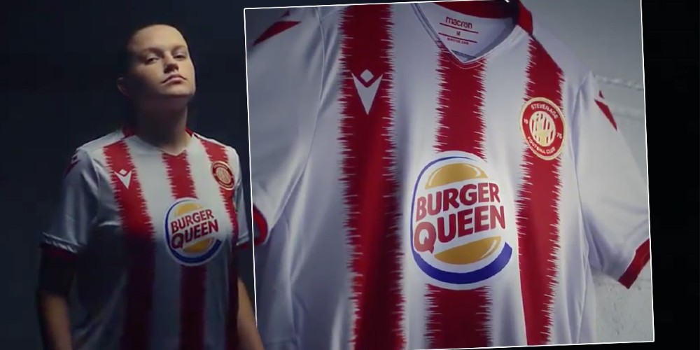 &ldquo;Burger Queen&rdquo;, el nuevo sponsor del Stevenage FC