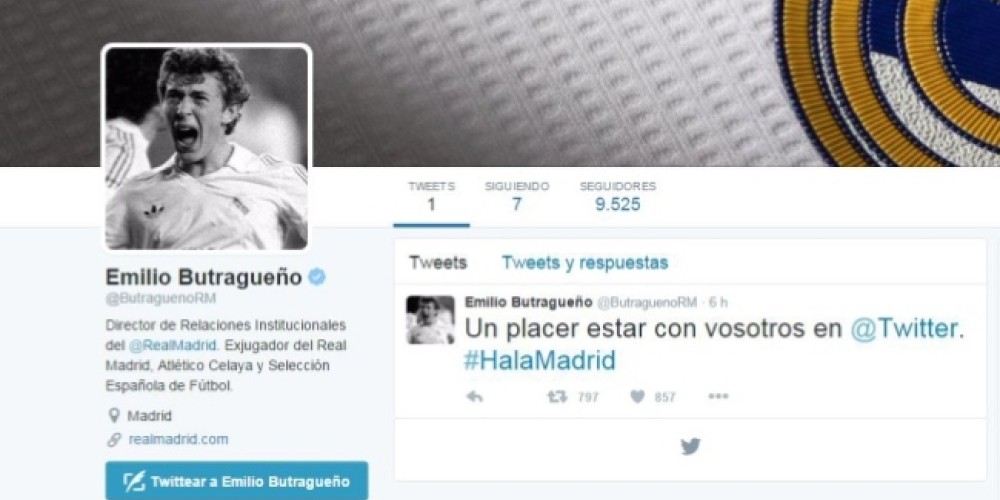 Después del “falso Butragueño”, el original abrió su cuenta oficial de Twitter