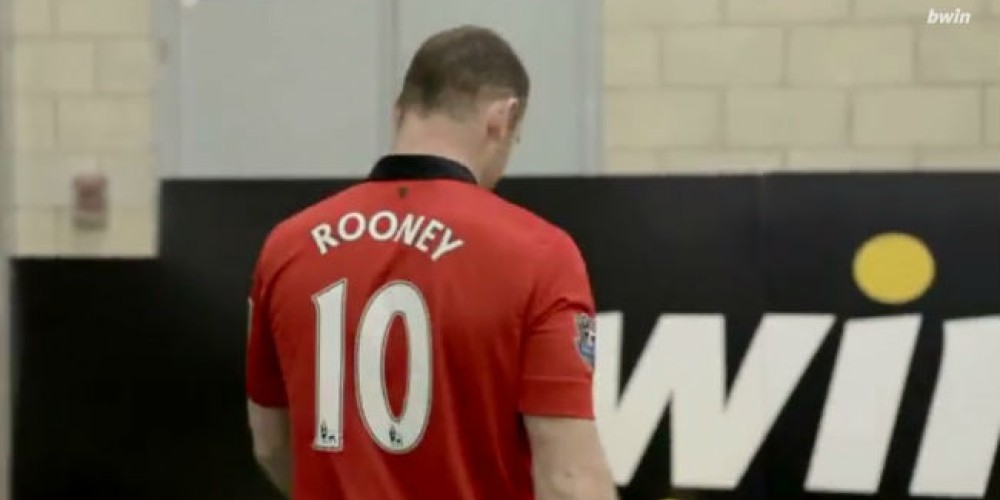 ​Wayne Rooney se sum&oacute; al desaf&iacute;o de c&oacute;rners de bwin 