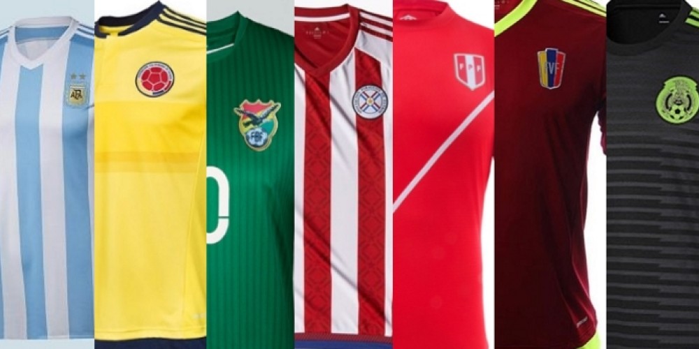 Todas las camisetas de la Copa Am&eacute;rica 2015