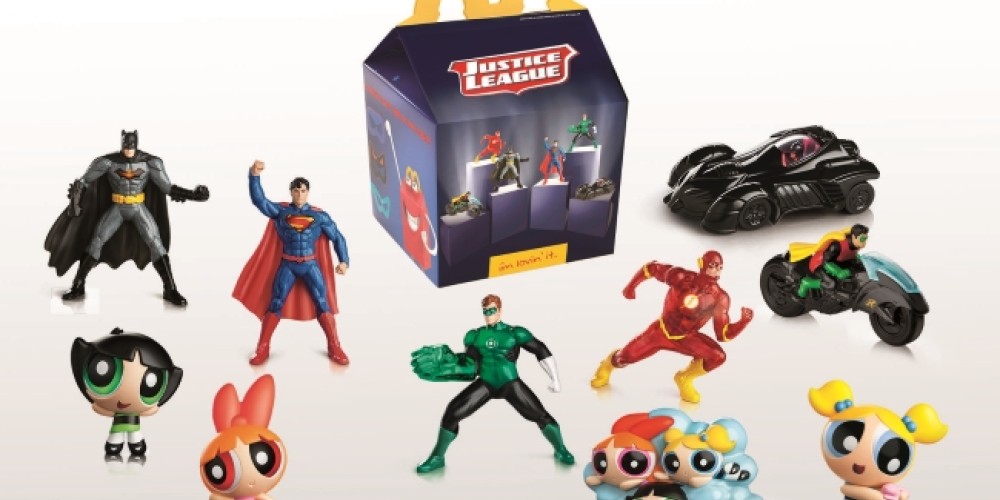 Los superhéroes estarán en la Cajita Feliz de McDonald's durante el mes de octubre