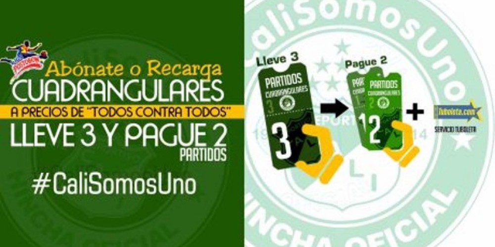 Deportivo Cali lanz&oacute; promociones para que los hinchas vayan al estadio