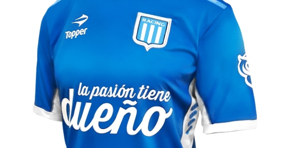 Topper presenta la nueva camiseta de colección de Racing Club
