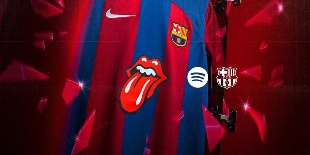 La camiseta del Barcelona con el logo de los Rolling Stones est&aacute; siendo un &eacute;xito