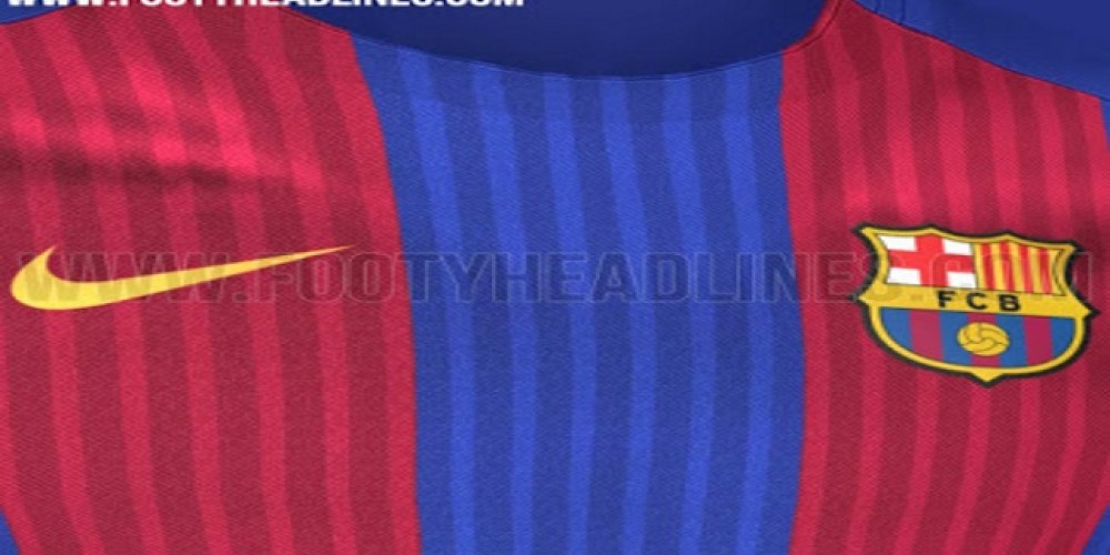 Se difundieron imágenes de la posible camiseta del Barcelona para la temporada 2016/17