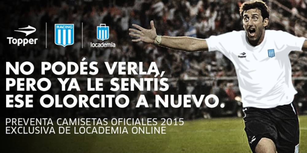 Racing y Topper lanzaron la preventa exclusiva de las nuevas camisetas