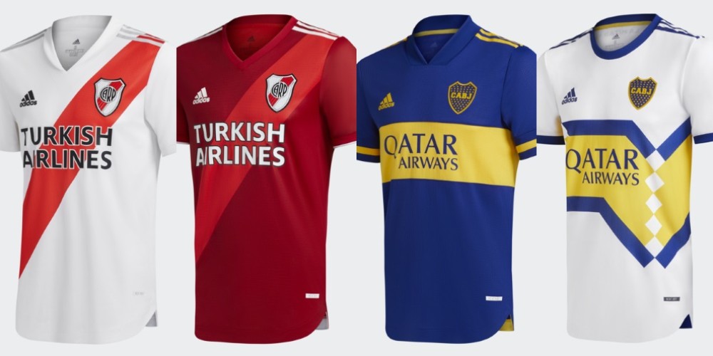 adidas presenta las Authentic Jerseys de River Plate y de Boca Juniors