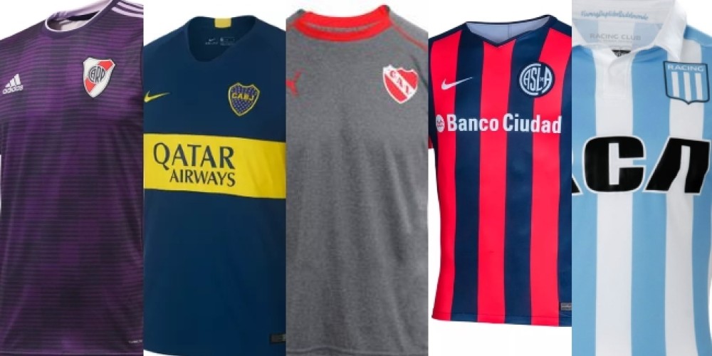 ¿Cuánto cuesta cada camiseta del fútbol argentino?