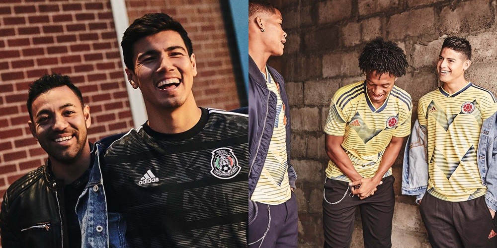 México y Colombia presentaron sus nuevas camisetas para el 2019