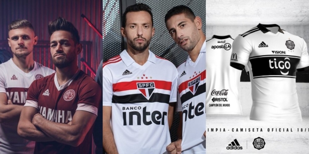 Semana de lanzamientos: Lanús, Olimpia y Sao Paulo presentaron sus nuevas camisetas