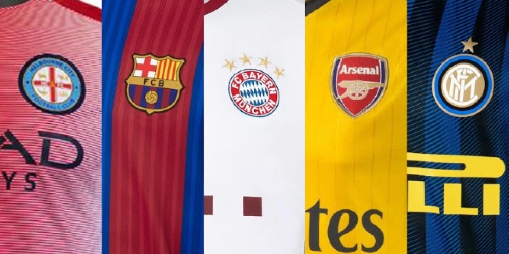 Se eligieron las 10 mejores camisetas de la temporada 2016/17