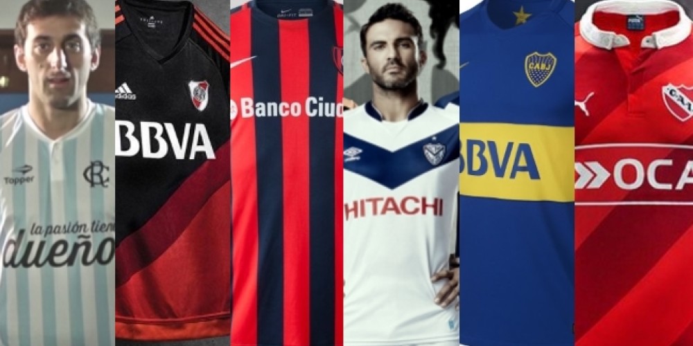 Las mejores camisetas presentadas el 2015 en Argentina