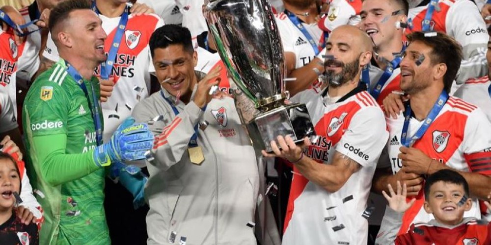 Los sponsors de River Plate, el campe&oacute;n de la Liga Profesional 2021