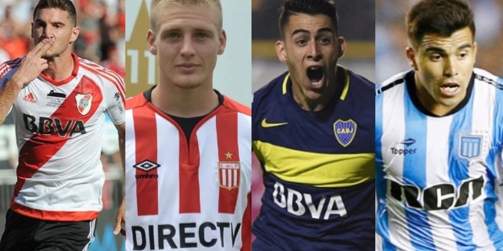 Los jugadores más caros del fútbol argentino en 2017