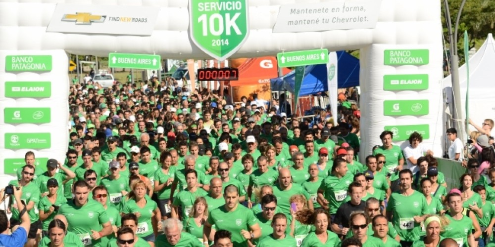 Se corrió la quinta edición de la carrera “10K Servicio Chevrolet Buenos Aires”