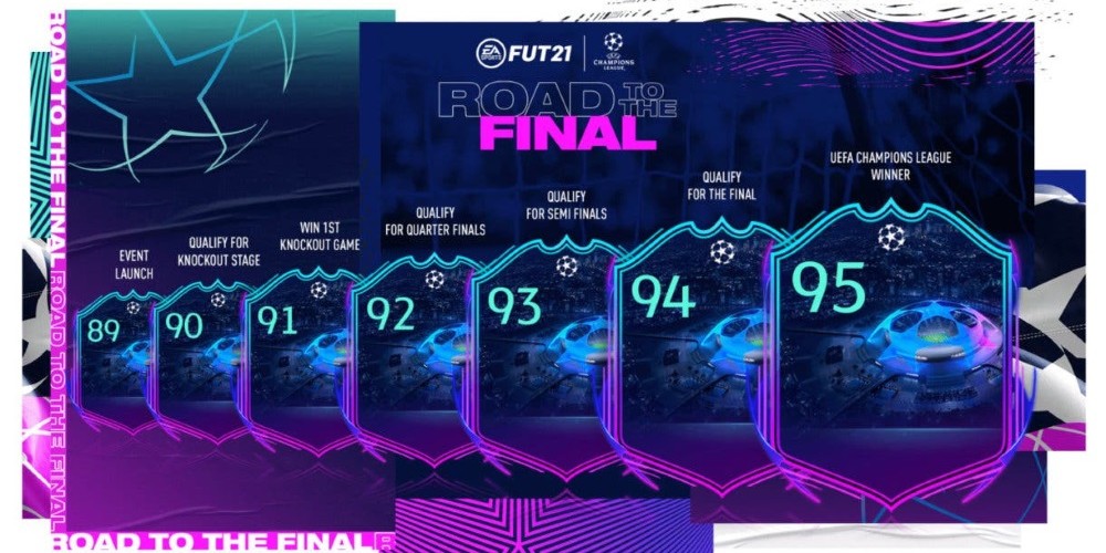 ¿Qué son las cartas Road to The Final del FIFA 21 y cómo mejoran sus puntajes?