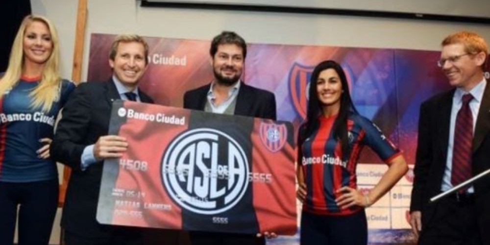 San Lorenzo present&oacute; sus tarjetas de cr&eacute;dito del Banco Ciudad