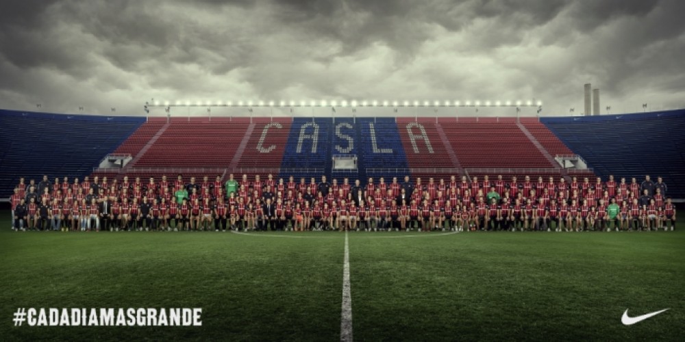 Nike y San Lorenzo invitaron a los hinchas a participar de la foto del plantel