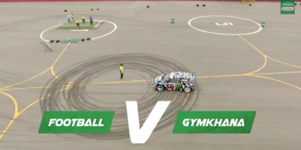 Futbol vs. Gymkhana, lo nuevo de Castrol con Neymar Jr.