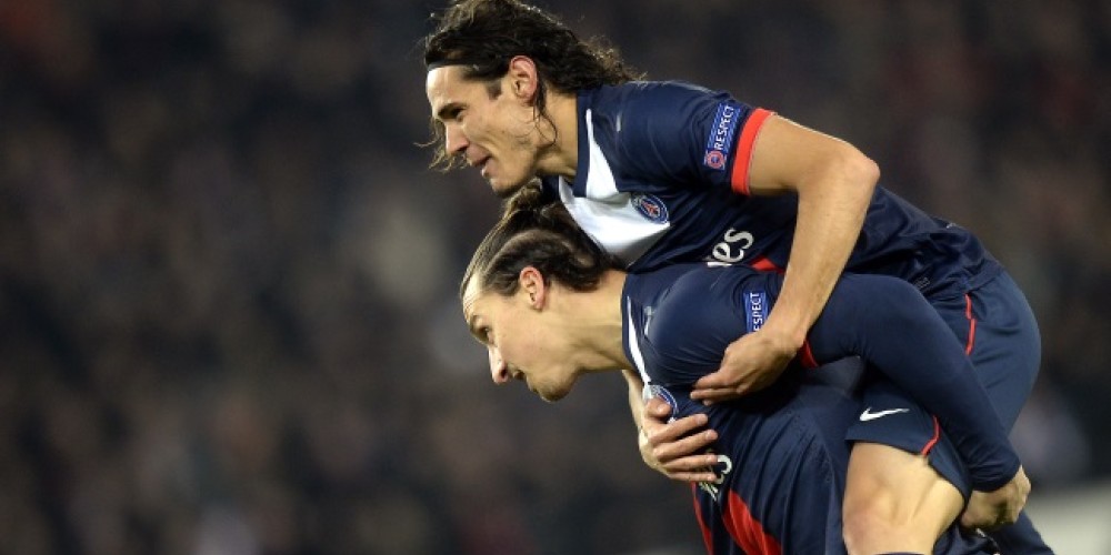 Edinson Cavani igualó un histórico récord de Zlatan Ibrahimovic en el PSG
