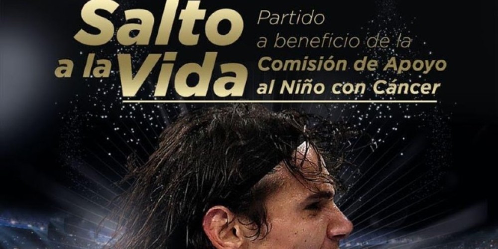 Edinson Cavani present&oacute; su partido solidario &ldquo;Salto a la vida&rdquo;