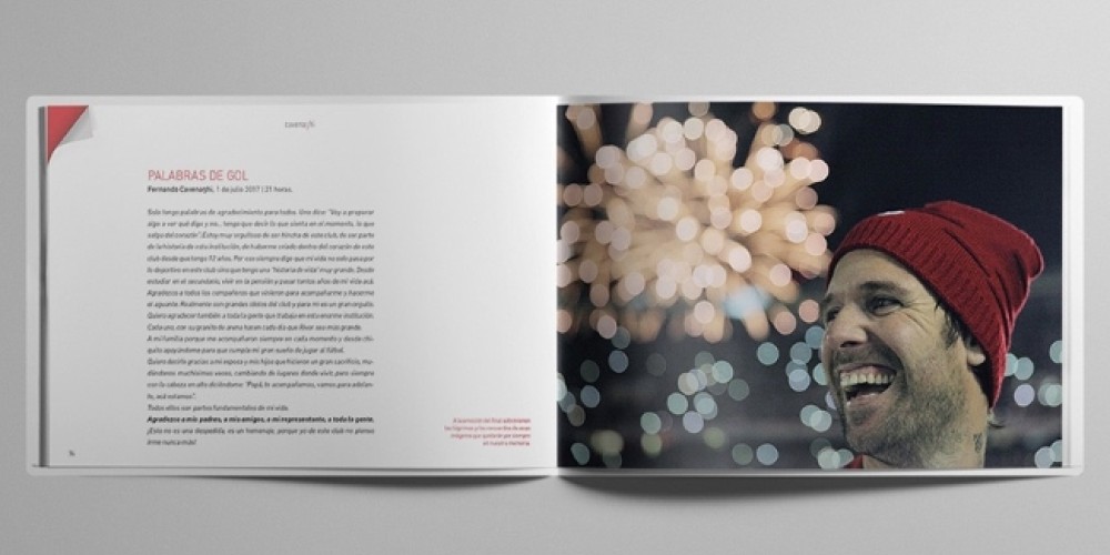 Se lanzó "El Último Gol", el libro de la despedida de Fernando Cavenaghi