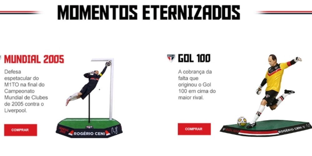 Rogerio Ceni lanzó su línea de muñecos con momentos de su carrera