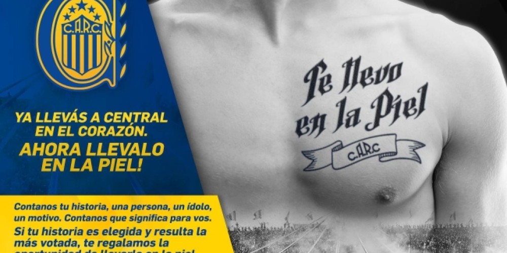 Rosario Central lanz&oacute; el concurso: &ldquo;Tu historia llevala en la piel&rdquo;